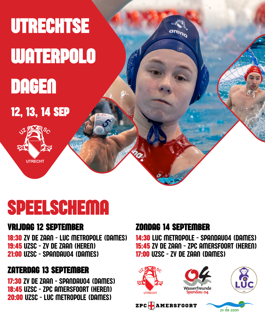 𝗧𝗲𝗿𝘂𝗴 𝘃𝗮𝗻 𝘄𝗲𝗴𝗴𝗲𝘄𝗲𝗲𝘀𝘁: 𝗨𝘁𝗿𝗲𝗰𝗵𝘁𝘀𝗲 𝗪𝗮𝘁𝗲𝗿𝗽𝗼𝗹𝗼𝗱𝗮𝗴𝗲𝗻! 📅 𝟭𝟮 𝘁/𝗺 𝟭𝟰 𝘀𝗲𝗽